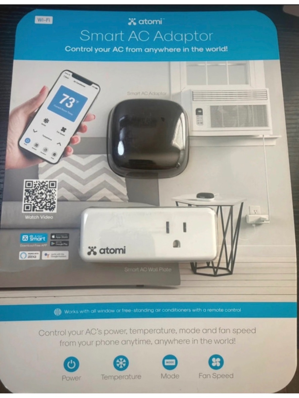 atomi Smart AC Adaptor Wi-Fi Controller for Air Conditioners